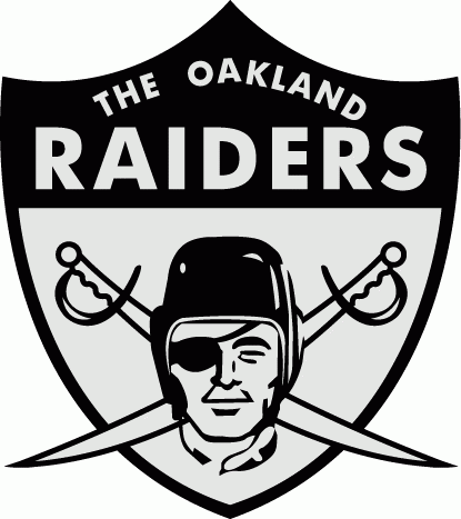 Oakland Raiders 1963 Primary Logo iron on transfers for fabric